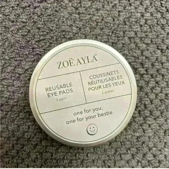 NWT Zoe Ayla Silicon Reusable Eye Mask Pads Add Serum Self Care 2-Pack In Box - Picture 5 of 6